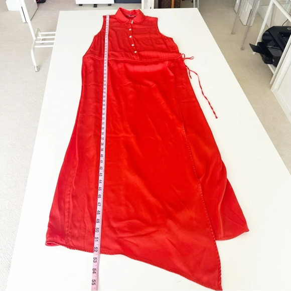 Marissa Webb Persimmon Sleeveless Maxi Dress Medium - Picture 9 of 14